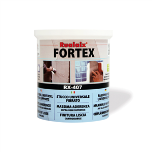 FORTEX: Stucco in pasta universale speciale per fondi poco assorbenti